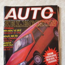 Coleccionismo deportivo: REVISTA AUTO MUNDIAL SELECCION. NUMERO 1. 1986.