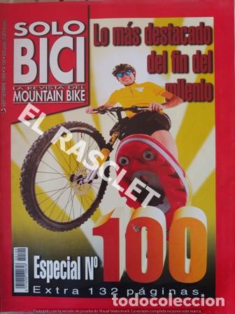 Sports collectibles: SOLO BICI - LA REVISTA MOUNTAIN BIKE - N&ordm; 100 - SEPTIEMBRE  A&Ntilde;O 1999