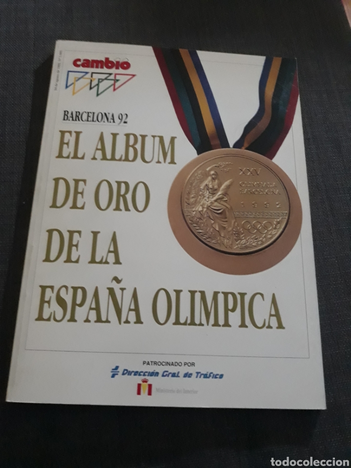 Coleccionismo deportivo: EL &Aacute;LBUM DE ORO DE LA ESPA&Ntilde;A OL&Iacute;MPICA. BARCELONA 92 . CAMBIO 16