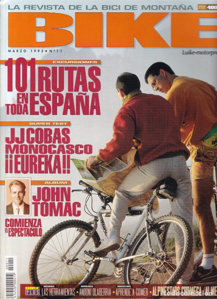 Coleccionismo deportivo: BIKE - N&ordm; 11 / MARZO 1993 - CICLISMO MONTA&Ntilde;A / CON POSTER DESPLEGABLE