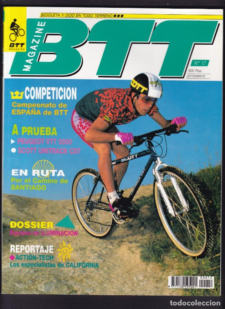 Coleccionismo deportivo: B T T - N&ordm; 12 / SEPTIEMBRE 1992 - CICLISMO TODO TERRENO
