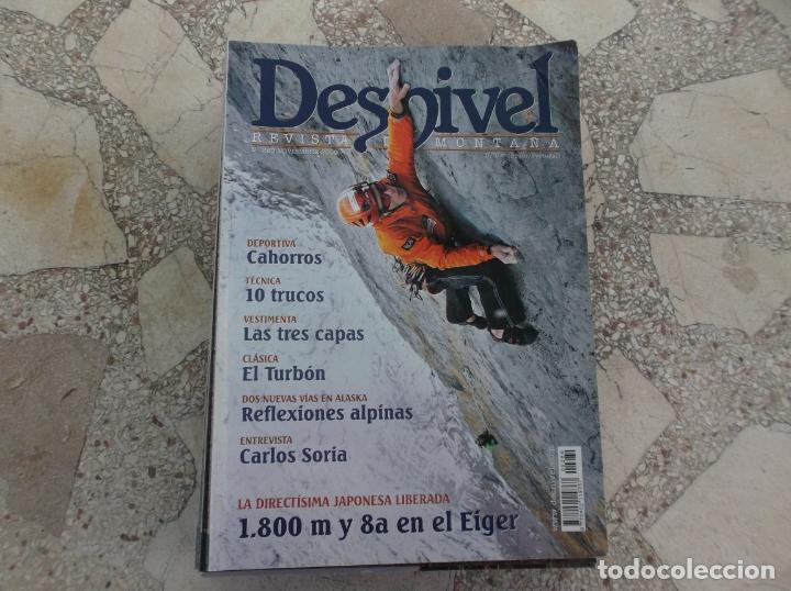 Coleccionismo deportivo: desnivel n&ordm; 280, carlos soria,alaska,el turbon,reflexiones alpinas,10 trucos,cahorros,vestimentas 3