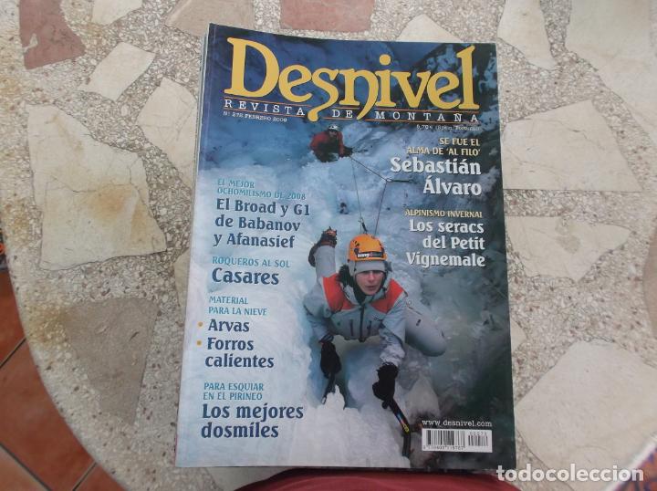 Coleccionismo deportivo: desnivel n&ordm; 272, los seracs de vignemale,casares,esqui pirineo,barbanov y afanasief,sebastian alvaro