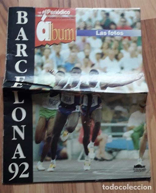 Coleccionismo deportivo: ALBUM FOTOS BARCELONA 92. EL PERIODICO 14/8/1992. SUPLEMENTO REVISTA.