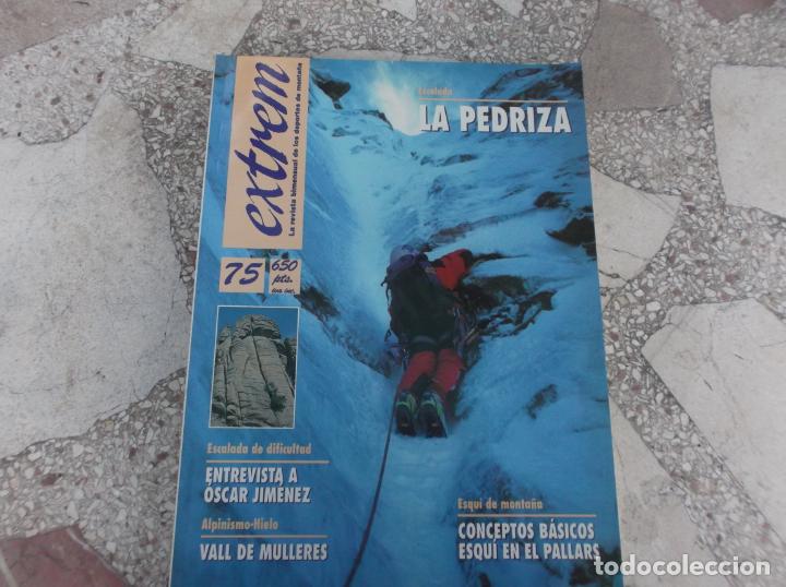 Coleccionismo deportivo: extrem n&ordm; 75, la pedriza, esqui de monta&ntilde;a, oscar jimenez, vall demulleres,