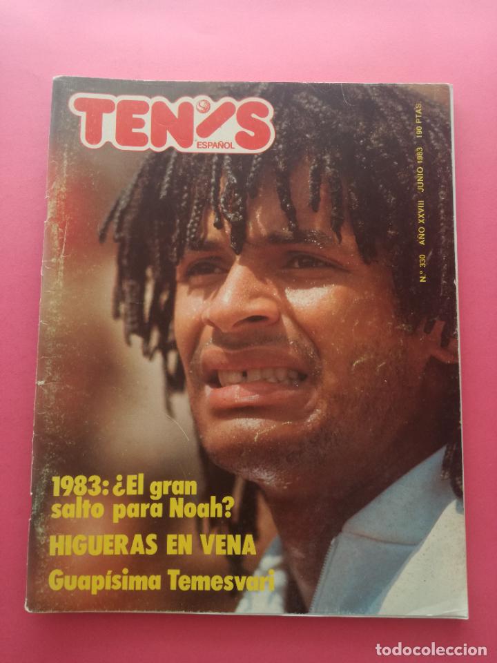 Coleccionismo deportivo: REVISTA TENIS ESPA&Ntilde;OL N&ordm; 330 1983 -YANNICK NOAH - HIGUERAS - TEMESVARI - POSTER VIRGINIA WADE