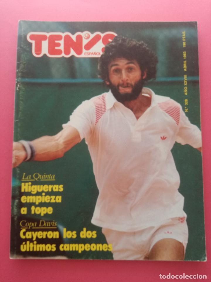 Coleccionismo deportivo: REVISTA TENIS ESPA&Ntilde;OL N&ordm; 328 1983 - HIGUERAS - COPA DAVIS - POSTER WENDY TURNBULL