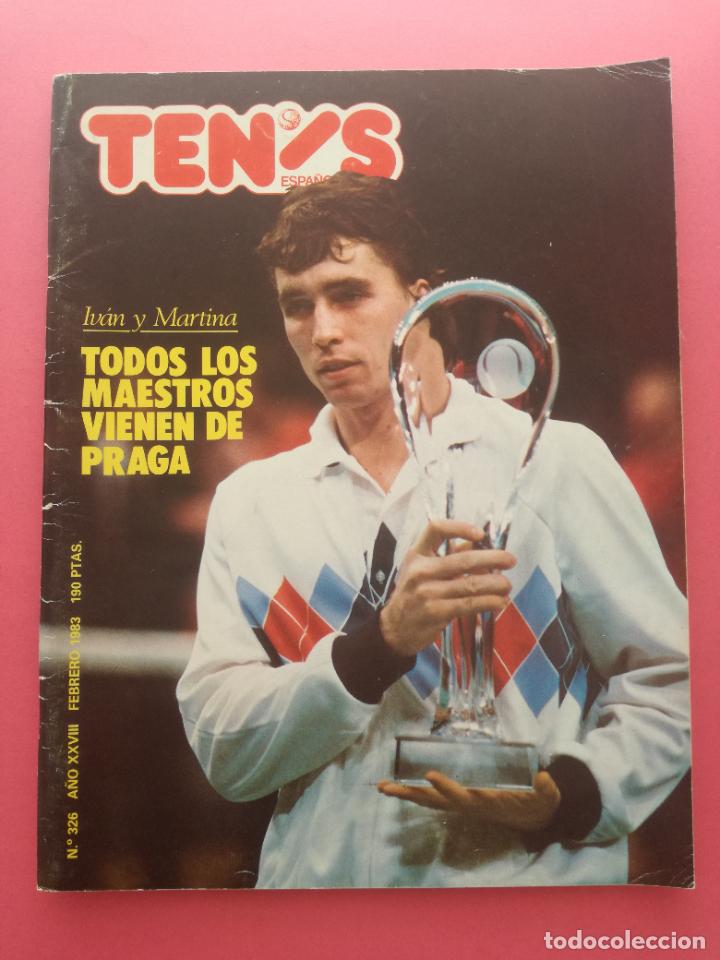 Coleccionismo deportivo: REVISTA TENIS ESPA&Ntilde;OL N&ordm; 326 1983 - IVAN LENDL MASTER NUEVA YORK - POSTER BRIAN GOTTFRIED