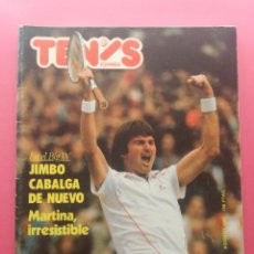 Coleccionismo deportivo: REVISTA TENIS ESPAÑOL Nº 320 1982 - WIMBLEDON 82 JIMMY CONNORS - MARTINA NAVRATILOVA