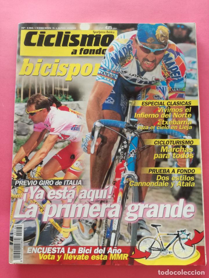 Coleccionismo deportivo: REVISTA CICLISMO A FONDO N&ordm; 186 - BICISPORT 2000 ESPECIAL CLASICAS - PREVIO GIRO ITALIA
