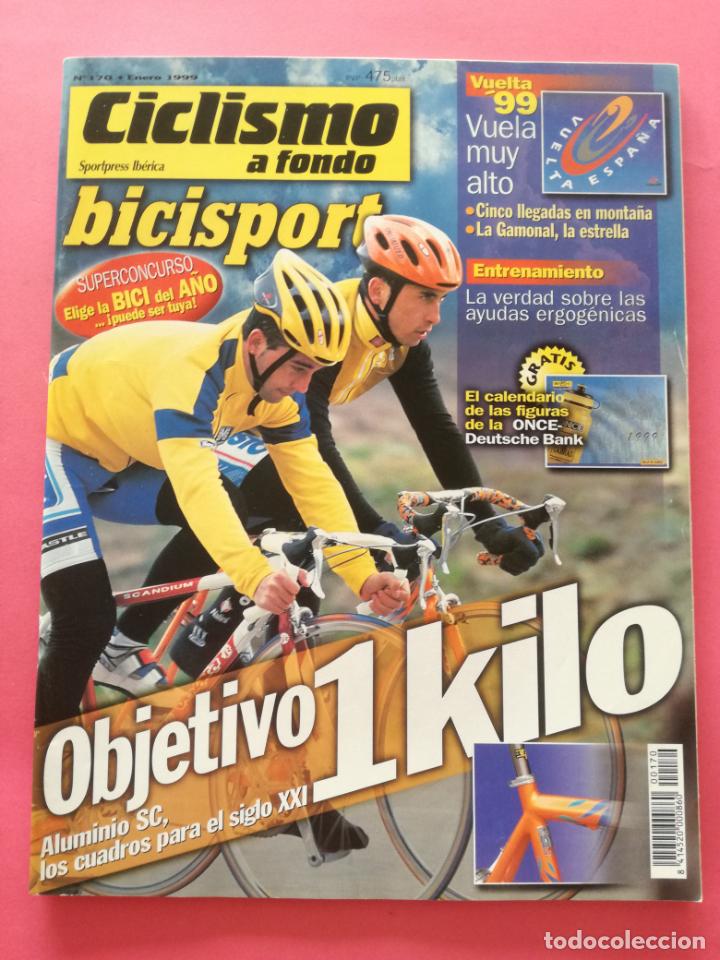 Coleccionismo deportivo: REVISTA CICLISMO A FONDO N&ordm; 170 BICISPORT 1999 PRESENTACION VUELTA ESPA&Ntilde;A 99