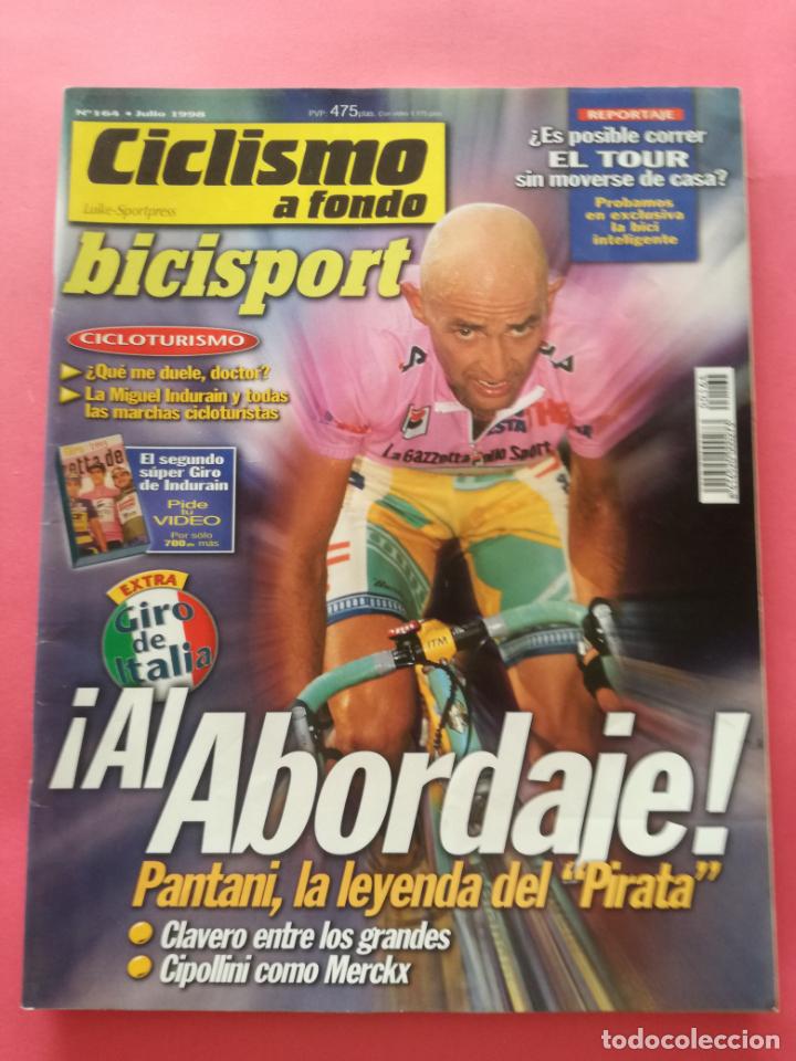 Coleccionismo deportivo: REVISTA CICLISMO A FONDO N&ordm; 164 BICISPORT 1998 EXTRA GIRO DE ITALIA 98 - PANTANI - CLAVERO