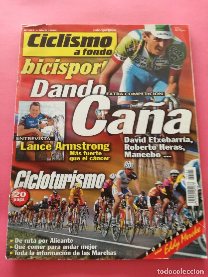 Coleccionismo deportivo: REVISTA CICLISMO A FONDO N&ordm; 161 BICISPORT 1998 LANCE ARMSTRONG - DAVID ETXEBARRIA - HERAS - MANCEBO