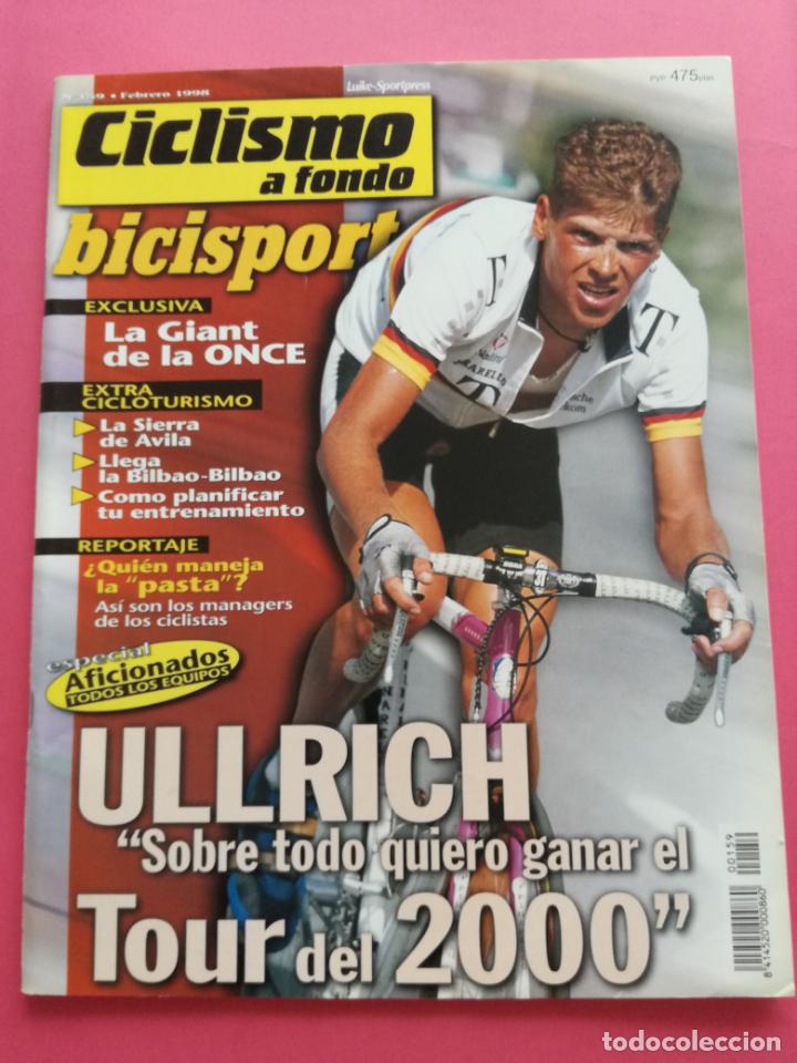 Coleccionismo deportivo: REVISTA CICLISMO A FONDO N&ordm; 159 BICISPORT 1998 ULLRICH - ESPECIAL AFICIONADOS