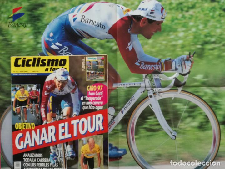 Coleccionismo deportivo: REVISTA CICLISMO A FONDO N&ordm; 152 1997 PREVIO TOUR DE FRANCIA 97 - POSTER OLANO - GIRO ITALIA GOTTI