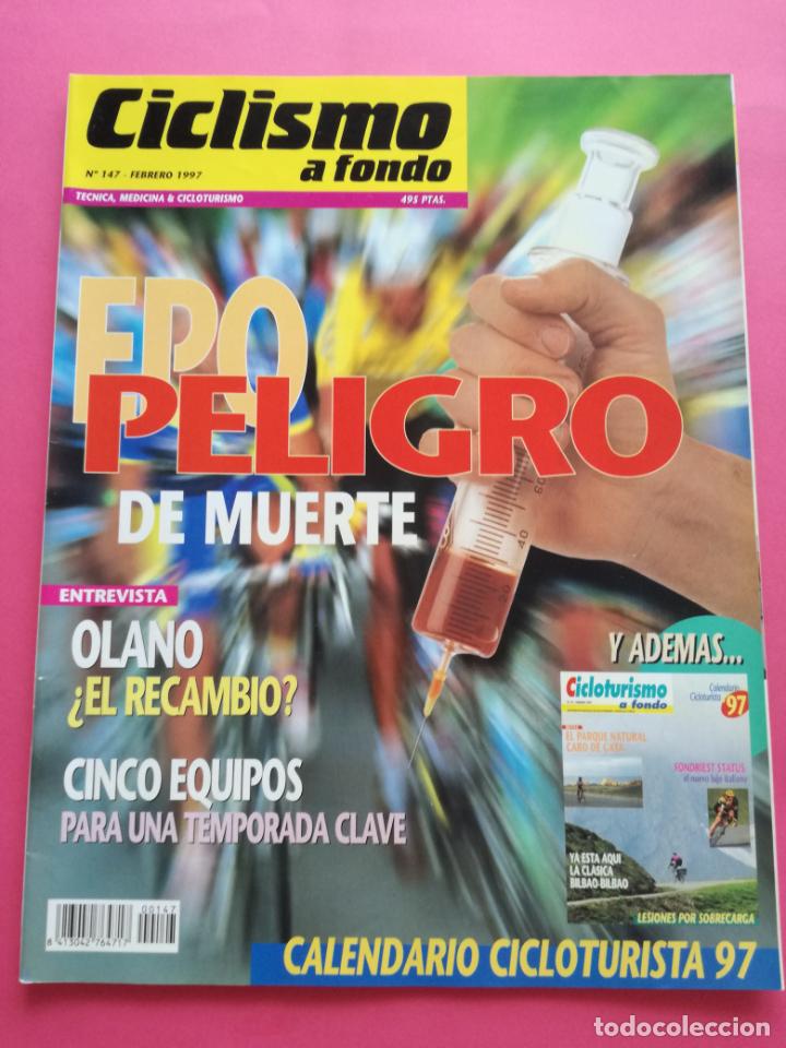 Coleccionismo deportivo: REVISTA CICLISMO A FONDO N&ordm; 147 1997
