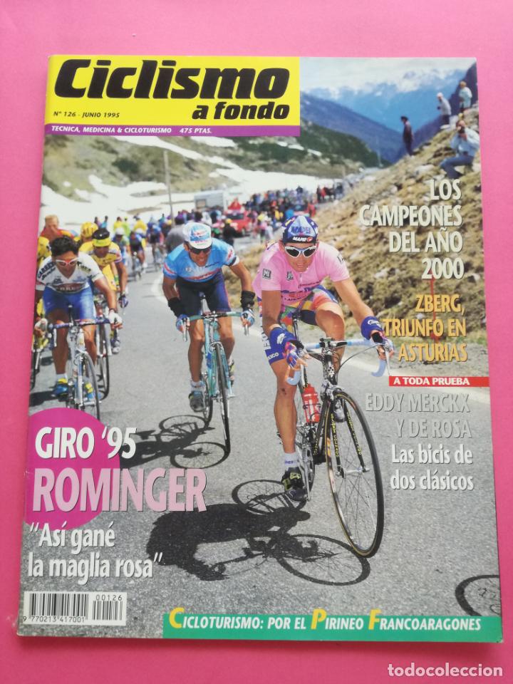 Coleccionismo deportivo: REVISTA CICLISMO A FONDO N&ordm; 126 1995 ROMINGER GANADOR GIRO ITALIA 95