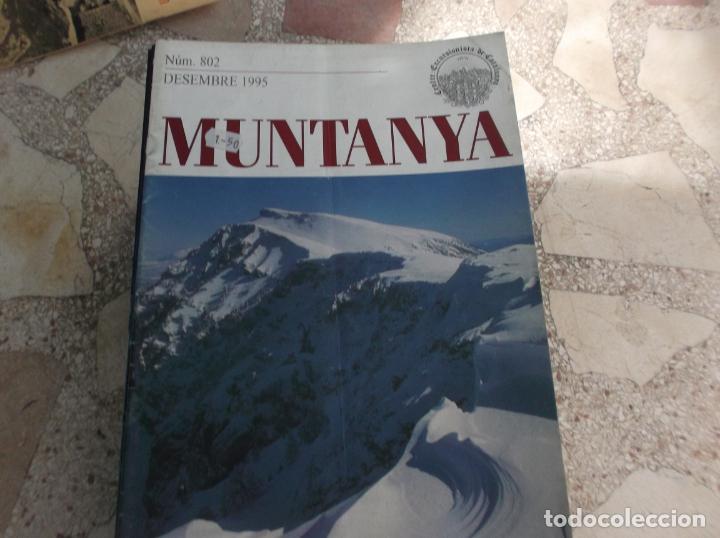 Coleccionismo deportivo: muntanya, n&ordm; 802, vanoise savoia, mont blanc,ma&ccedil;anet de cabrenys, alaska, collserola