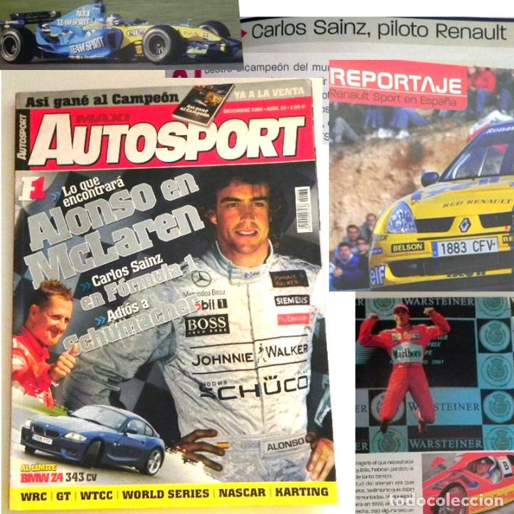 Coleccionismo deportivo: REVISTA AUTOSPORT 38 2006 FERNANDO ALONSO CARLOS SAINZ SCHUMACHER COCHE DEPORTE F1 RENAULT EN ESPA&Ntilde;A