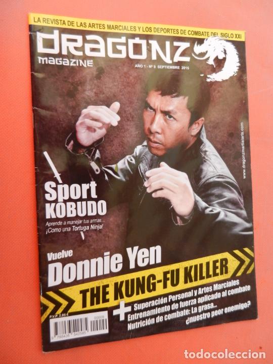Coleccionismo deportivo: DRAGONZ MAGAZINE ARTES MARCIALES N&ordm; 9 SEPTIEMBRE 2015 - DONNIE YEN - THE KUNG FU KILLER