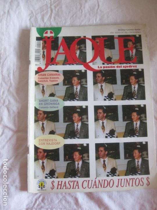Coleccionismo deportivo: JAQUE N&ordm; 442. FEBRERO 1997. REVISTA DE AJEDREZ. SHOT GANA E GRONINGA.