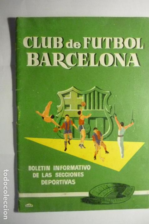 Coleccionismo deportivo: boletin secciones .c.f. barcelona 4o pag. 1959 cm