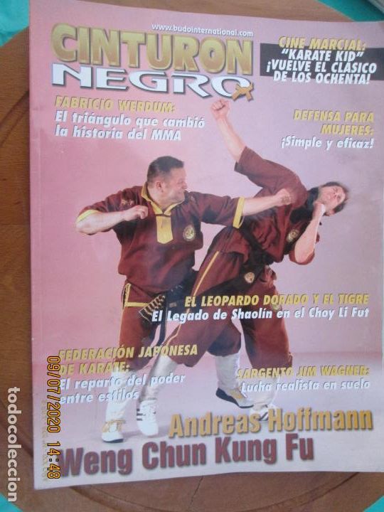 Coleccionismo deportivo: CINTUR&Oacute;N NEGRO , REVISTA ARTES MARCIALES N&ordm; 239 - WENG CHUN KUNG FU - ANDREAS HOFFMANN