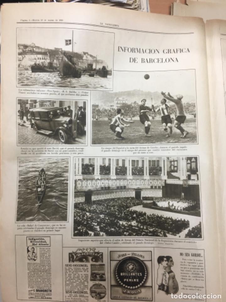 Sammelleidenschaft Sport: Partido Arenas Guetxo Espa&ntilde;ol Notas Graficas La Vanguardia 1930