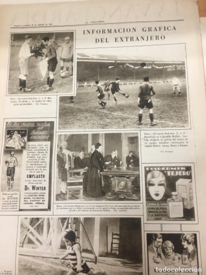 Sammelleidenschaft Sport: Partido Red Star FCBarcelona Notas Graficas La Vanguardia 1930