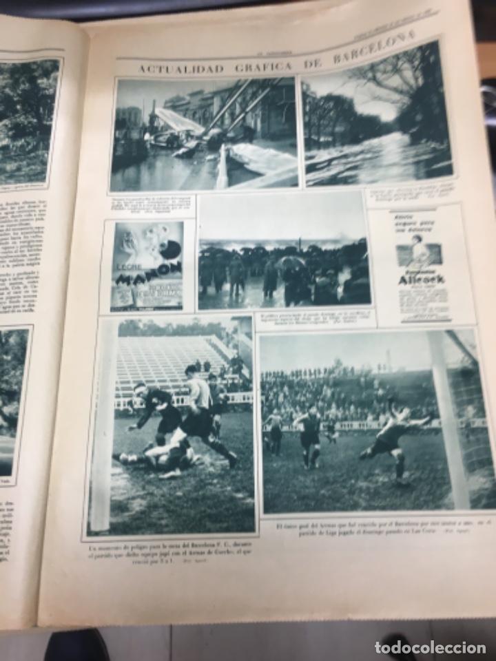 Sammelleidenschaft Sport: Partido FCBarcelona Arenas Guetxo Notas Graficas La Vanguardia 1930