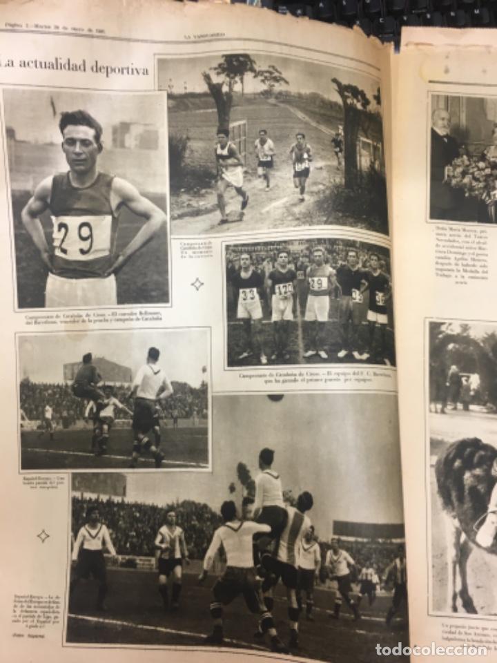 Sammelleidenschaft Sport: Partido Rcd Espa&ntilde;ol Europa Notas Graficas La Vanguardia 1930