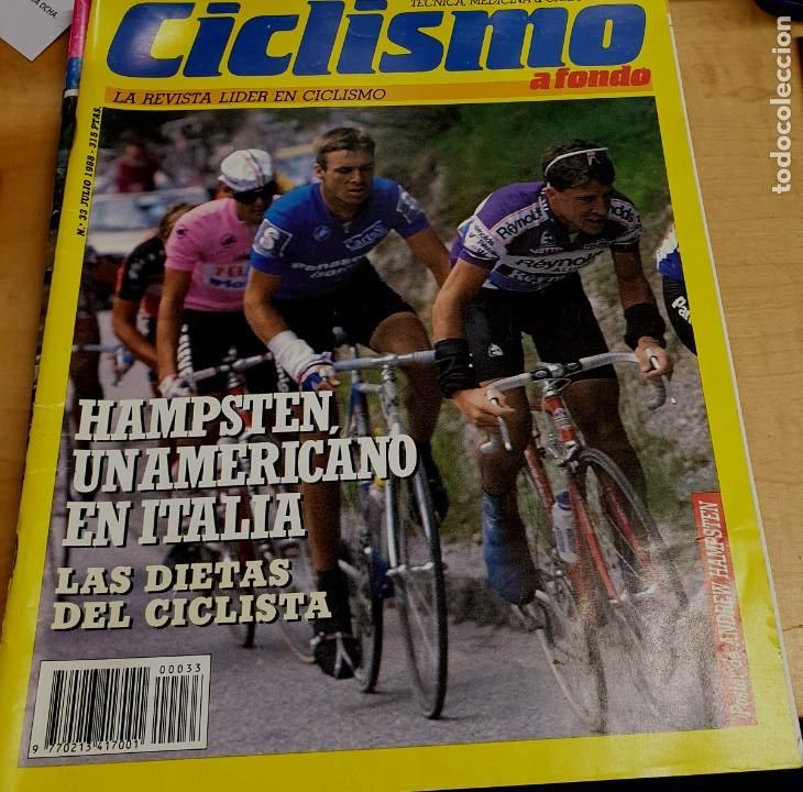 Coleccionismo deportivo: REVISTA CICLISMO A FONDO N&ordm; 33 JULIO 1988