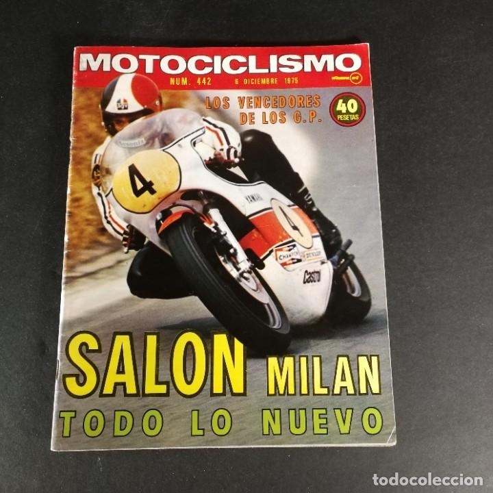 Coleccionismo deportivo: Revista Motociclismo Moto MotoCross Moto Cross N&ordm; 442 - 1975 los vencedores de los G. P.