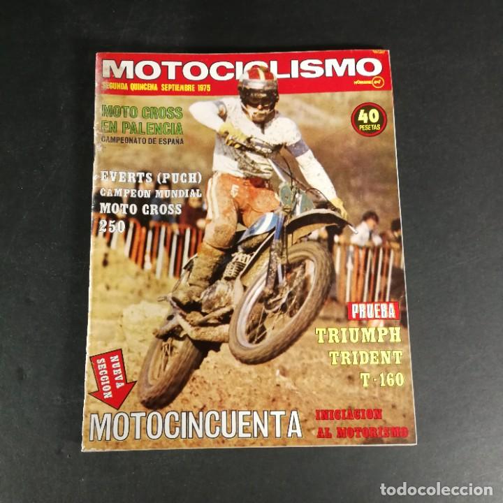Coleccionismo deportivo: Revista Motociclismo Moto MotoCross Moto Cross Segunda quincena septiembre 1975 Everts Puch Triumph