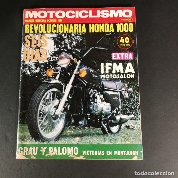Coleccionismo deportivo: Revista Motociclismo Moto MotoCross Moto Cross primera quincena octubre 1974 IFMA motosalon