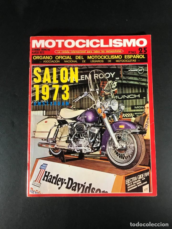 Coleccionismo deportivo: Revista Motociclismo Moto MotoCross Moto Cross segunda quincena marzo 1973 Salon 1973