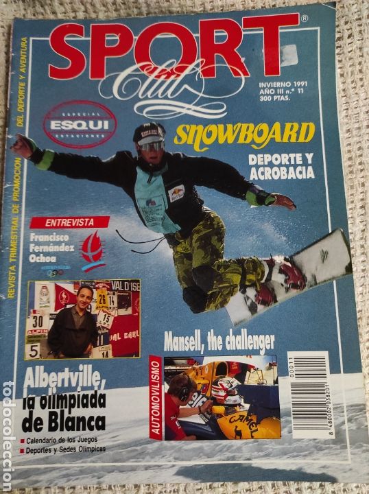 Coleccionismo deportivo: SPORT CLUB N&ordm; 11 INVIERNO 1991 REVISTA MENSUAL DE EL DEPORTE Y AVENTURA - FRANCISCO FERNANDEZ OCHOA