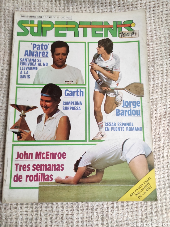Coleccionismo deportivo: SUPER TENIS N&ordm; 18 ENERO 1985 PATO ALVAREZ, JORGE BARDOU, GATH, MCENROE - SUPERTENIS
