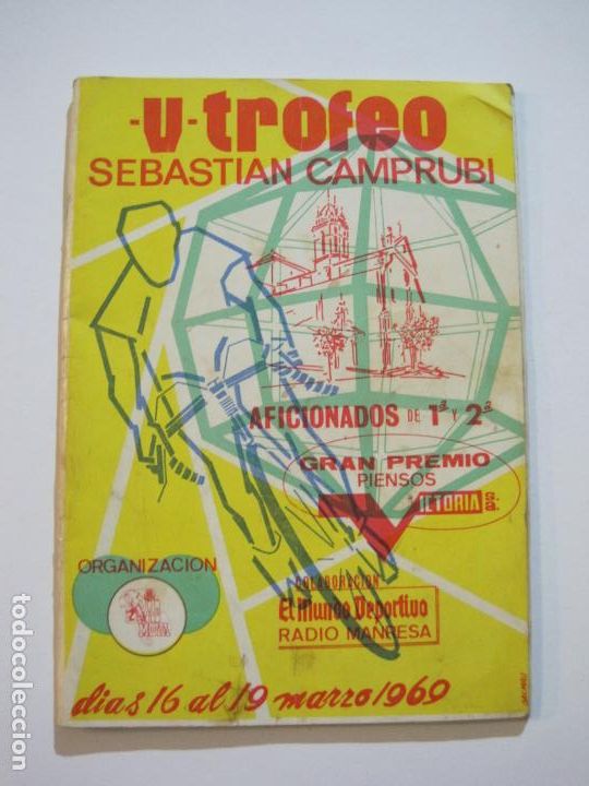 Sammelleidenschaft Sport: CICLISMO-V TROFEO SEBASTIAN CAMPRUBI-REVISTA PROGRAMA-A&Ntilde;O 1969-VER FOTOS(V-22.289)