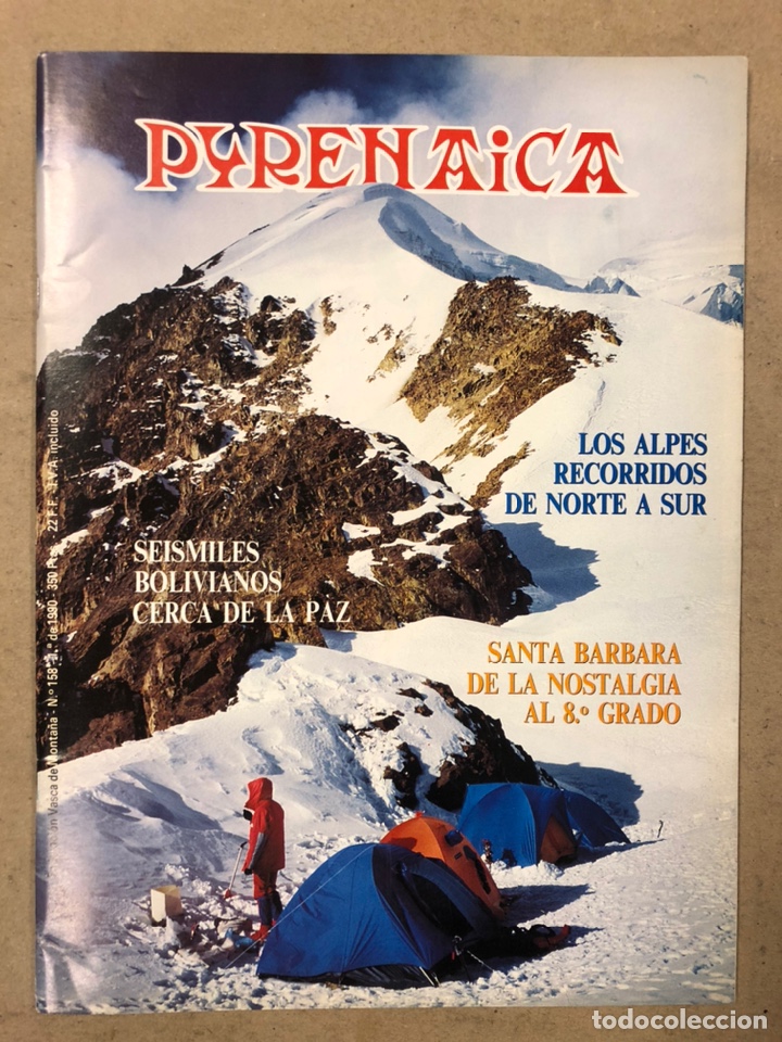 Coleccionismo deportivo: PYRENAICA N&deg; 158 (1990). SEISMILES DE BOLIVIA, GRAN CONDORIRI, ESQU&Iacute;-TREK EN MARRUECOS,...