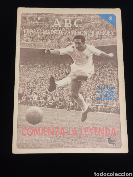 Coleccionismo deportivo: El Real Madrid,campeon de europa,periodico ABC, N&deg; 2. Comienza la leyenda.