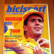 Coleccionismo deportivo: BICISPORT. NÚM. 28 ; AGOSTO 1991 : PRIMER TOUR DE FRANCIA DE MIGUEL INDURAIN + PÓSTER DE INDURAIN