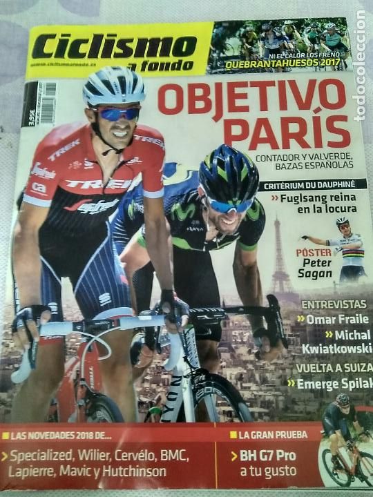 Coleccionismo deportivo: CICLISMO A FONDO. N&ordm;392-2017. INCLUYE POSTER PETER SAGAN... VER FOTOS. MUY BUEN ESTADO.
