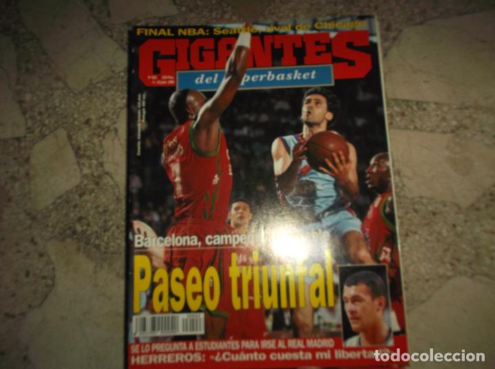 Coleccionismo deportivo: gigantes del basket n&ordm; 553, xavi fernandez, nacho azofra, shaq, ana belen alvaro