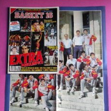 Coleccionismo deportivo: REVISTA ESTRELLAS DEL BASKET 16 Nº 38 1988 EXTRA PREOLIMPICO - SUPER POSTER SELECCION ESPAÑOLA