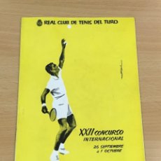 Coleccionismo deportivo: BOLETÍN REAL CLUB DE TENIS DEL TURÓ - FIESTAS DE LA MERCÈ DEL AÑO 1961. Lote 231290095