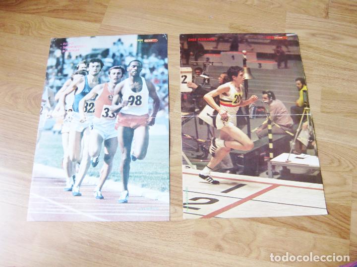 Coleccionismo deportivo: PAREJA DE POSTERS DE LA REVISTA ALBUM ATLETISMO