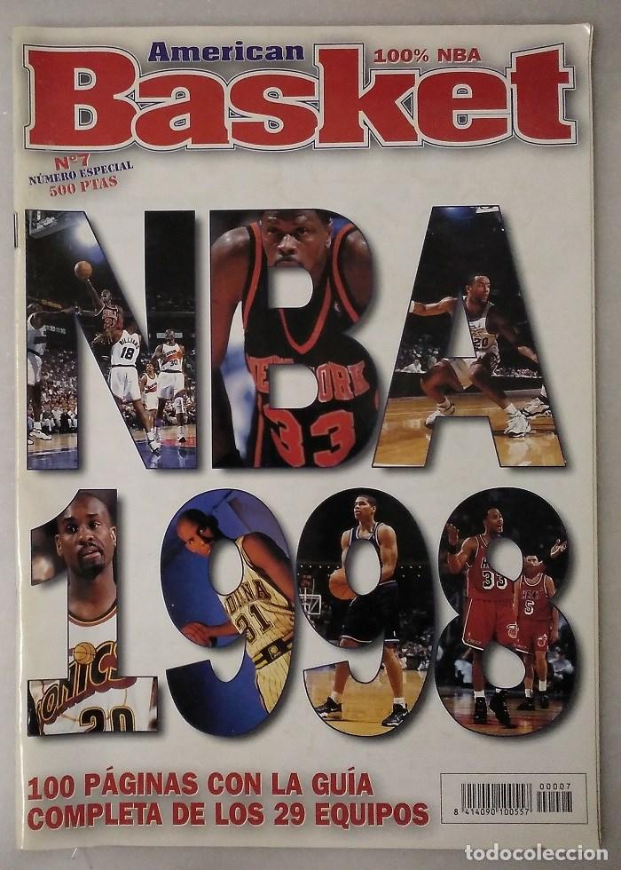 Coleccionismo deportivo: Revista ''American Basket'' - Gu&iacute;a NBA 1997-98