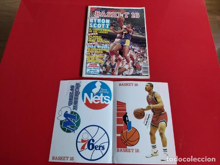 Sammelleidenschaft Sport: REVISTA BALONCESTO ESTRELLAS DEL BASKET 16 N&ordm;36--NO TRAE POSTER --RB4-SUPERPEGATINA TYRONE BOGUES