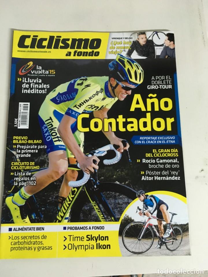 Coleccionismo deportivo: Ciclismo a fondo 363, A&ntilde;o Contador, Prueba Time Skylon y Olympia Ikon, el gran dia del ciclocros